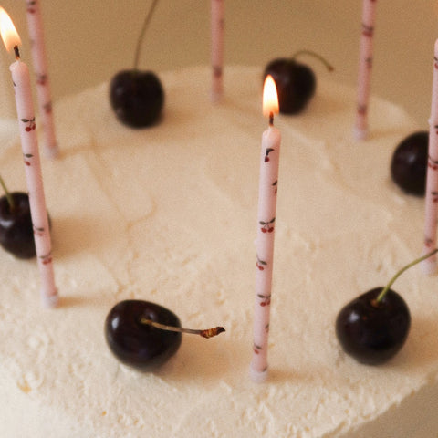 Konges Sløjd Birthday Candles- Cherry