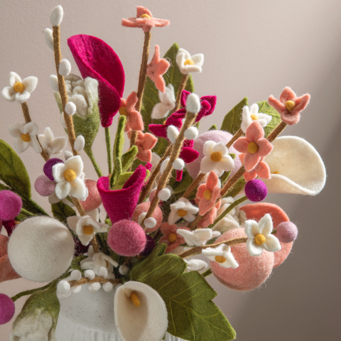 Gry & Sif Lily Felted Dusty Pink