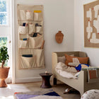 Ferm Living Canvas XL Wall Pockets - Off-white