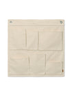 Ferm Living Canvas Wall Pockets - Off-white