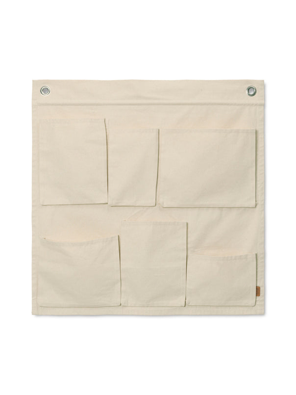 Ferm Living Canvas Wall Pockets - Off-white
