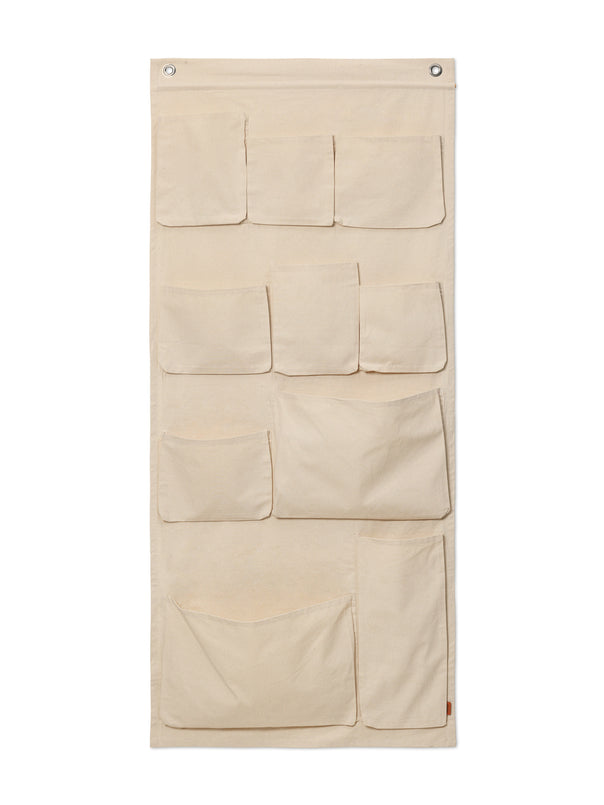 Ferm Living Canvas XL Wall Pockets - Off-white