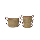 Ferm Living Verso Baskets - Set of 2 - Brick