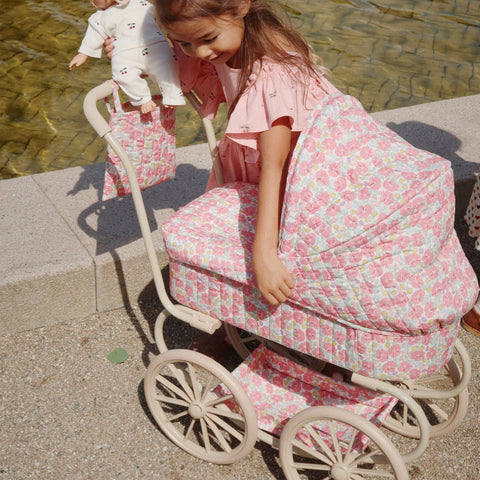 Konges Sløjd Minnie Doll Pram- Rose Anglaise
