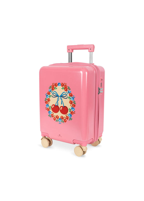 Konges Sløjd Travel Suitcase- Cherry Bow