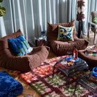 Sage x Clare Neoma Shag Cushion Lapis