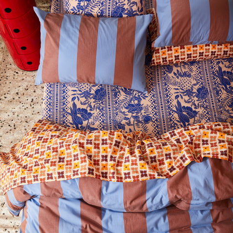 Sage x Clare Alexa Cotton Fitted Sheets Lapis- Cot & Single