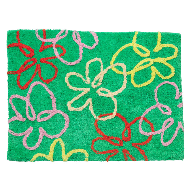 Sage x Clare Berty Floral Bath Mat