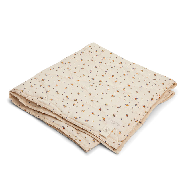 Konges Sløjd Quilted Cotton Blanket- Flower Boquete