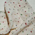 Konges Sløjd 3 pack Muslin Cloth Wraps- Multi Hearts