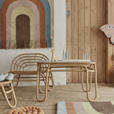 Oyoy Follow The Rainbow Wall Rug- Multi