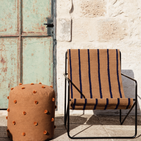 Ferm Living Desert Chair Kids- Black Stripe