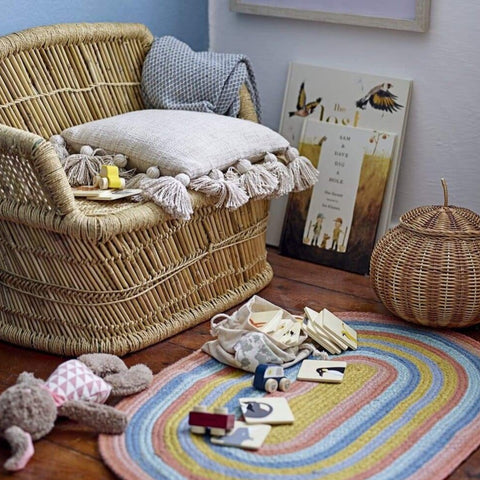 Bloomingville Rainbow Jute Rug