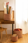 Muskhane Calabash Basket- Quartz Pink