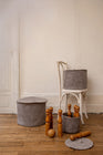 Muskhane Calabash Basket- Light Stone
