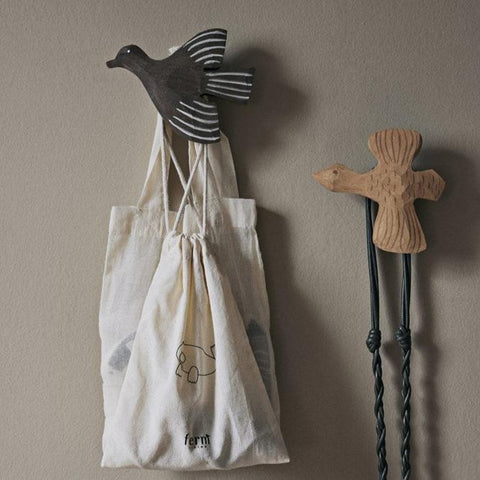 ferm LIVING Lola Bird Hook- Anthracite