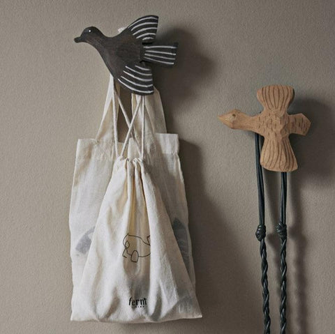 Ferm Living Billie Bird Hook - Natural