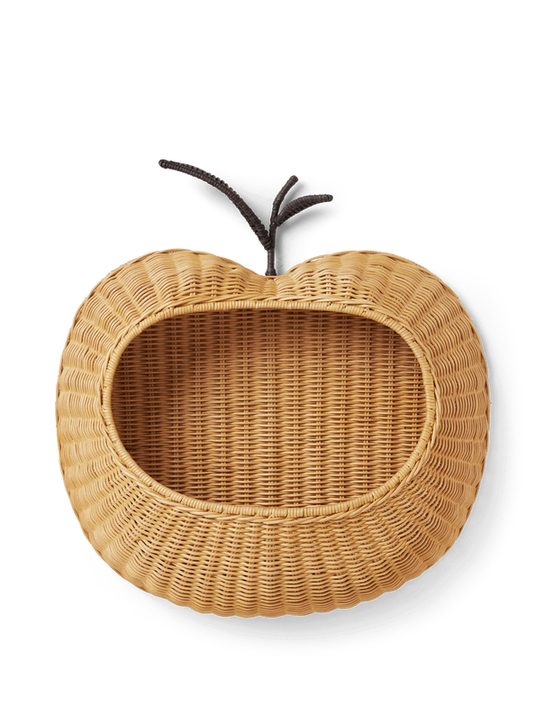 Ferm Living Apple Braided Wall Pocket - Natural