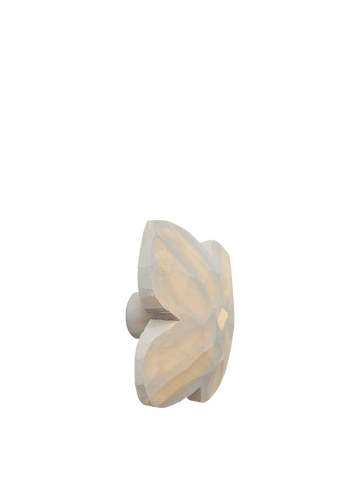 Ferm Living Poesie Hand carved Hook- Mist Blue