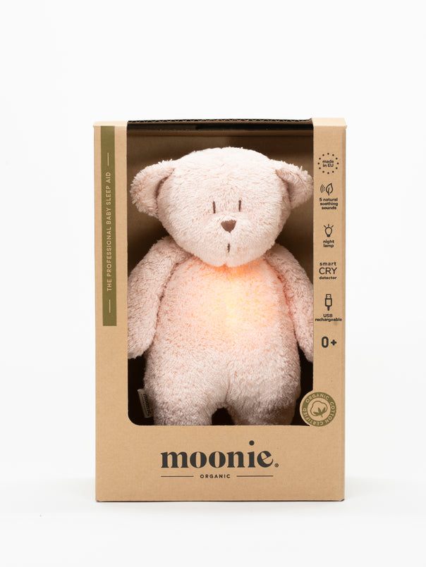 Moonie Organic Humming Bear- Rose