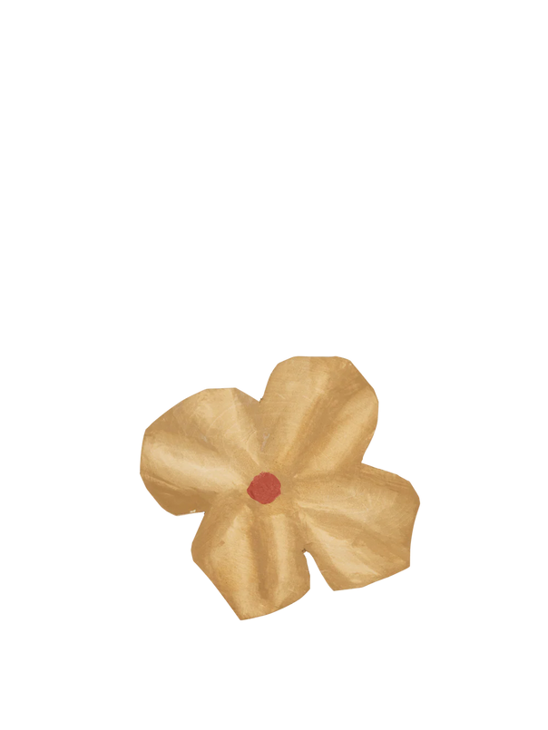 Ferm Living Poesie Hand carved Hook- Tan