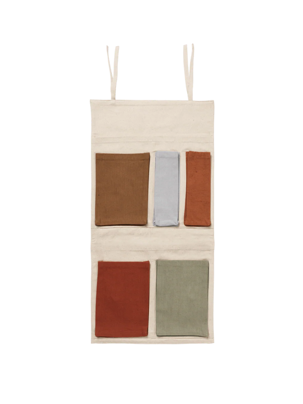 Ferm Living Canvas Travel Pocket- Multi