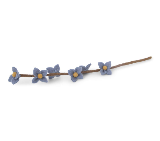 Gry & Sif Sea Blue Flowers On Stalk