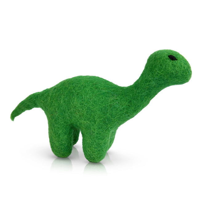 Dashdu Mini Green Felt Dinosaur