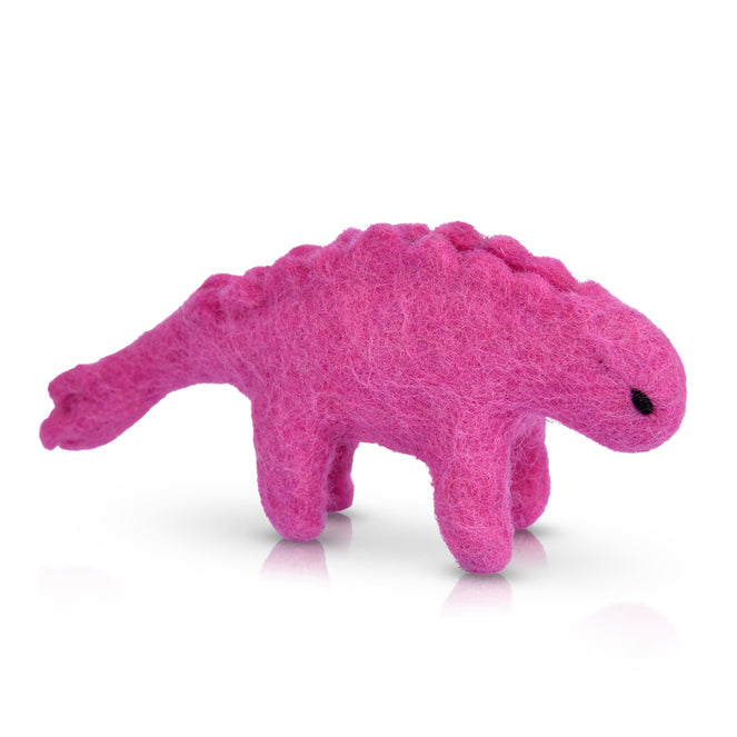 Dashdu Mini Pink Felt Stegosaurus