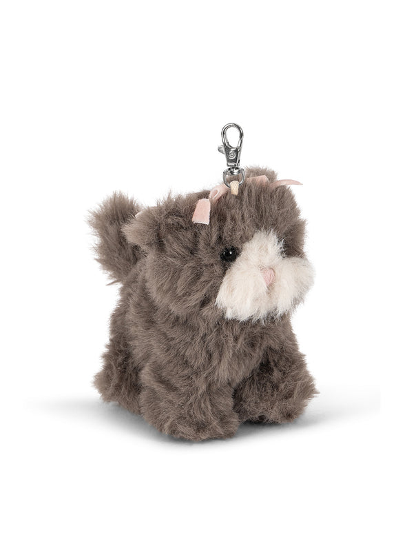 Konges Sløjd Animal Bag Charm- Grey Cat