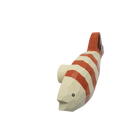 Ferm Living Harbour Hook Fish Stripe - Baked Clay/Light Cele