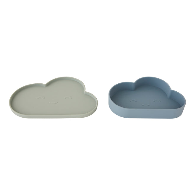 Oyoy Mini Chloe Cloud Plate & Bowl- Tourmaline