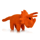 Dashdu Mini Orange Felt Triceratops