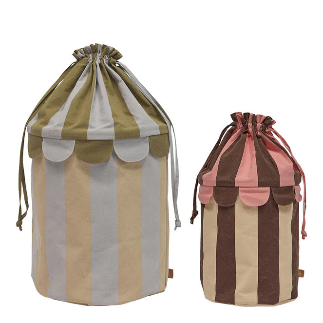 OYOY Saga Basket Set of 2- Rose Purple