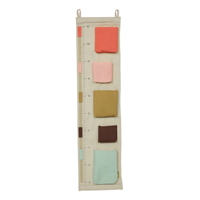 Oyoy Saga Growth Chart Storage- Rose