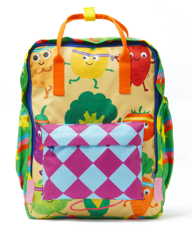 Doo Wop Kids Backpack Maxi- Sporty Veges