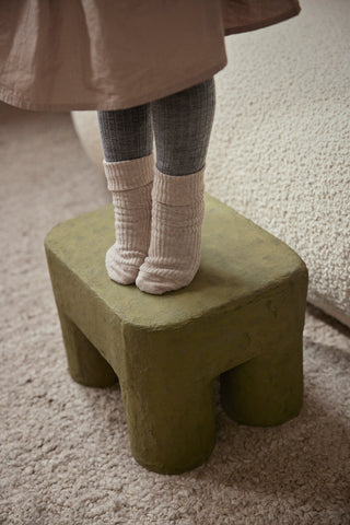 Ferm Living Podo Stool- Khaki