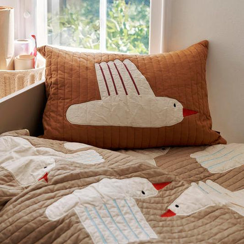 ferm LIVING Bird Quilted Blanket