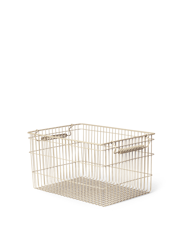 Ferm Living Cala Stackable Baskets Set of 2 - Cashmere