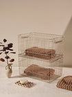 Ferm Living Cala Stackable Baskets Set of 2 - Cashmere