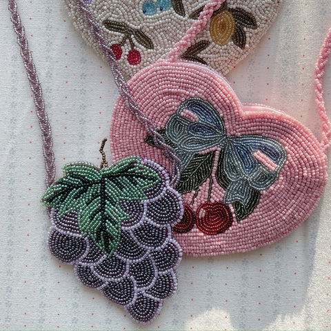 Konges Sløjd Beaded Heart Bag