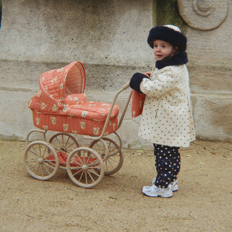 Konges Sløjd Minnie Doll Pram- Ciao Miao Rose
