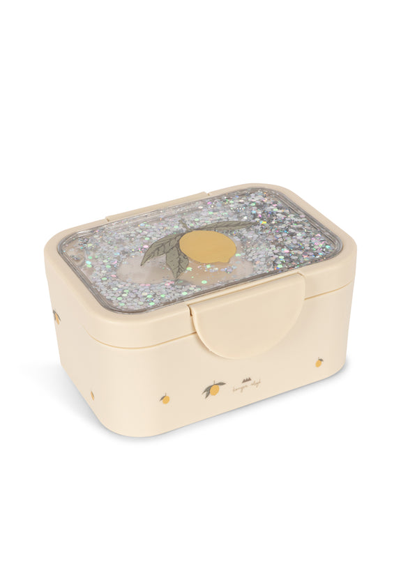 Konges Sløjd Glitter Lunchbox- Lemon