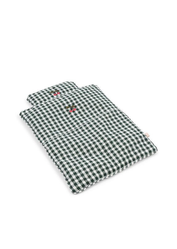 Konges Sløjd Doll Bedding- Green Check