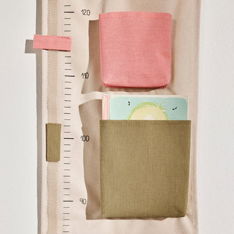 Oyoy Saga Growth Chart Storage- Rose
