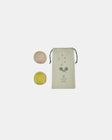 Oyoy Tennis Ball Rattle 2pack- Yellow-Rose