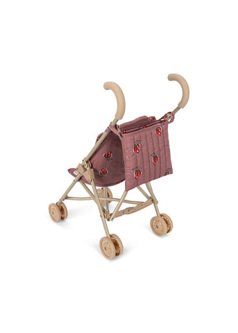 Konges Sløjd Doll Stroller- Vita Rosa Blush Glitter