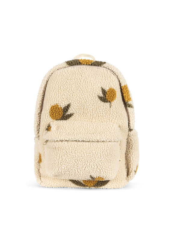 Konges Sløjd Jody Teddy Backpack- Mon Grand Citron Sage