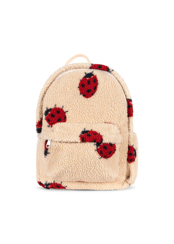 Konges Sløjd Jody Teddy Backpack- Ladybug Sand