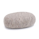 Muskhane Oval Chakati Cushion- Light Stone